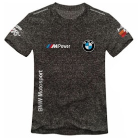 Camiseta Allboy Bmw Motorrad Mescla Cinza