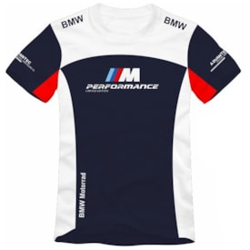 Camiseta Allboy Bmw Série M Performance Azul Marinho