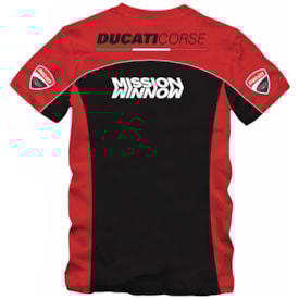 Segunda imagem do produto Camiseta Allboy Ducati Corse Preto Vermelho