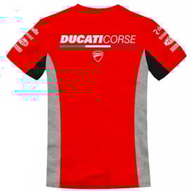Segunda imagem do produto Camiseta Allboy Ducati Corse Vermelho