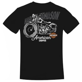 Segunda imagem do produto Camiseta Allboy Harley Davidson American Chopper Preto