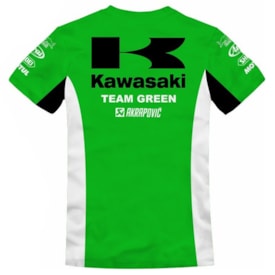 Segunda imagem do produto Camiseta Allboy Kawasaki Team Green Verde