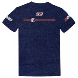 Segunda imagem do produto Camiseta Allboy Marc Marquez 93 Azul Marinho