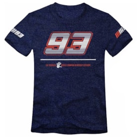 Camiseta Allboy Marc Marquez 93 Azul Marinho