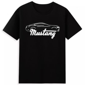Camiseta Allboy Mustang Black Preto
