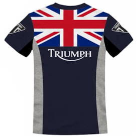 Segunda imagem do produto Camiseta Allboy Triumph UK Azul Marinho