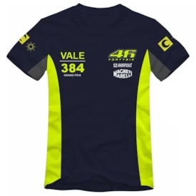 Camiseta Allboy Vale 384 Grand Prix Azul Fluor