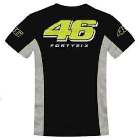 Segunda imagem do produto Camiseta Allboy Valentino 46 Fortysix Preto Cinza