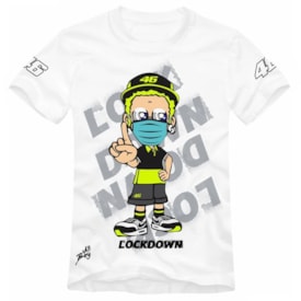 Camiseta Allboy Valentino 46 Lockdown Branco