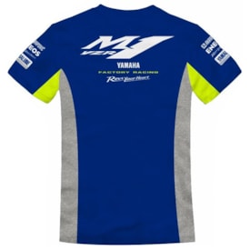 Segunda imagem do produto Camiseta Allboy Yamaha M1 Factory Racing Azul