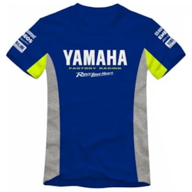 Camiseta Allboy Yamaha M1 Factory Racing Azul