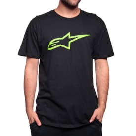 Segunda imagem do produto Camiseta Alpinestars Ageless Classic Preto Verde