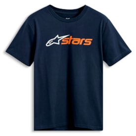 Camiseta Alpinestars Blaze 2.0 Azul Branco
