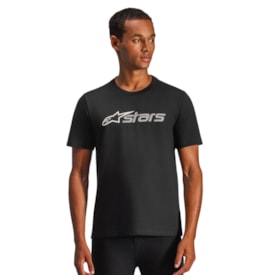 Segunda imagem do produto Camiseta Alpinestars Blaze 2.0 Preto Cinza