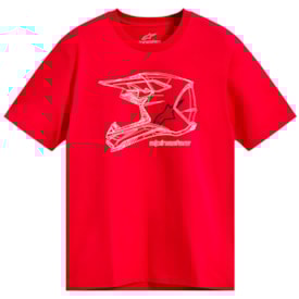 Camiseta Alpinestars Mx Helmet Vermelho