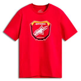 Camiseta Alpinestars Plate Vermelho