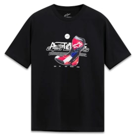 Camiseta Alpinestars R-Boot Preto