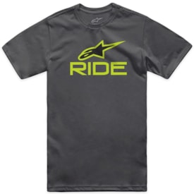 Camiseta Alpinestars Ride 4.0 Cinza Verde