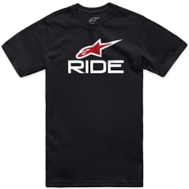 Camiseta Alpinestars Ride 4.0 Preto Branco