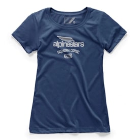 Camiseta Alpinestars Womens Winged Team Azul