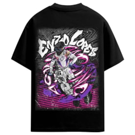 Segunda imagem do produto Camiseta Asw Oversized Legends Enzo Lopes Preto