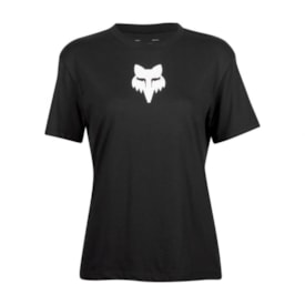 Camiseta Feminina Fox Head SS Preto