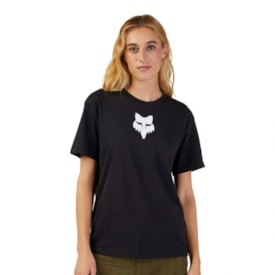 Segunda imagem do produto Camiseta Feminina Fox Head SS Preto