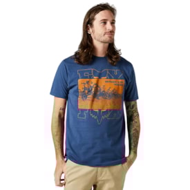 Camiseta Fox Head Splitter Tee Azul