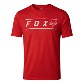Camiseta Fox Pinnacle SS Tech Vermelho