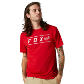 Segunda imagem do produto Camiseta Fox Pinnacle SS Tech Vermelho