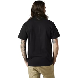 Segunda imagem do produto Camiseta Fox Pinnacle Tee Preto Branco
