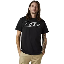 Camiseta Fox Pinnacle Tee Preto Branco