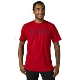 Camiseta Fox Pinnacle Tee Vermelho