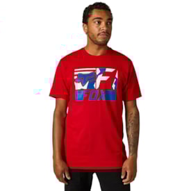 Camiseta Fox Rwt Box Premium Tee Vermelho