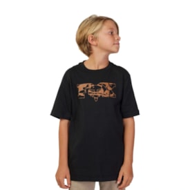 Segunda imagem do produto Camiseta Infantil Fox Cienega Preto