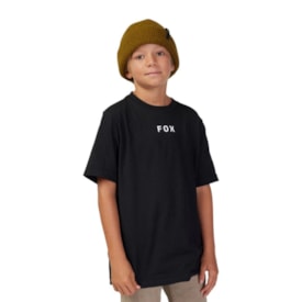 Segunda imagem do produto Camiseta Infantil Fox Flora Preto