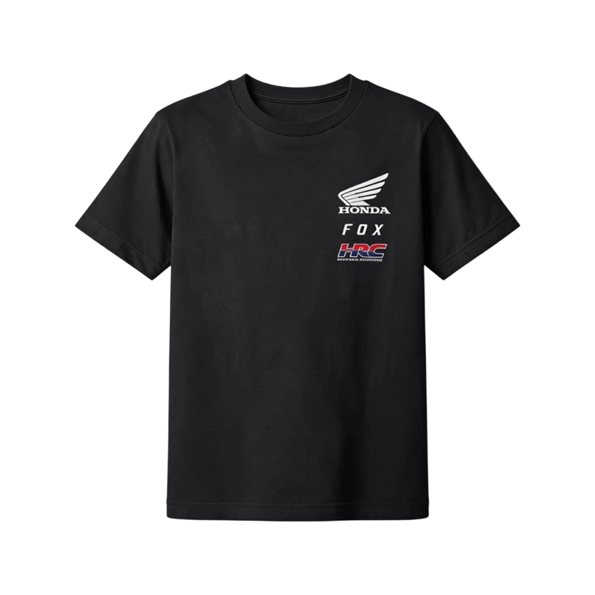 Camiseta Infantil Fox Honda Preto