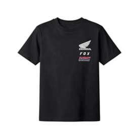 Camiseta Infantil Fox Honda Preto