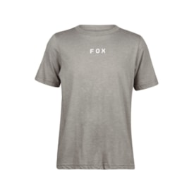 Camiseta Infantil Fox Magnetic Cinza