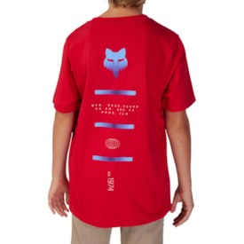 Segunda imagem do produto Camiseta Infantil Fox Magnetic Vermelho