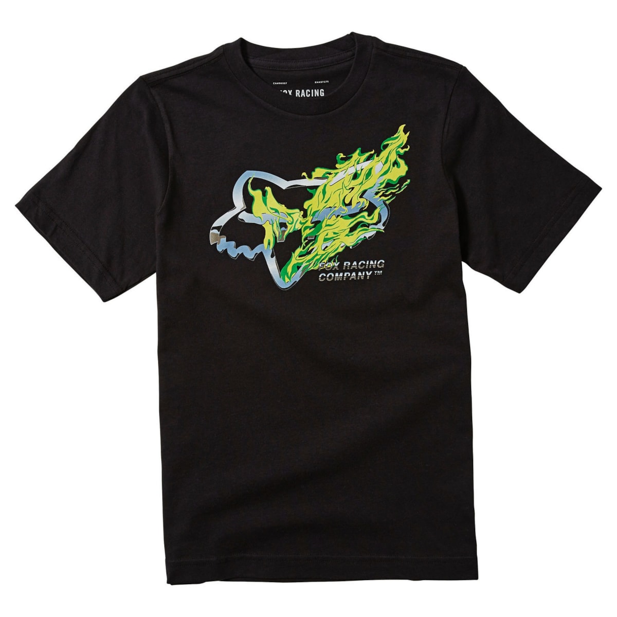 Camiseta Infantil Fox Turn N Burn Preto