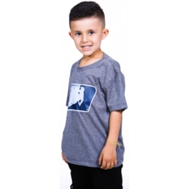 Segunda imagem do produto Camiseta Infantil Wide Open Ama Cinza