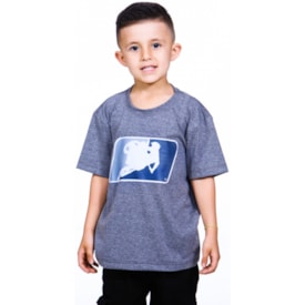 Camiseta Infantil Wide Open Ama Cinza