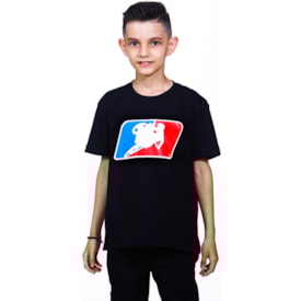 Segunda imagem do produto Camiseta Infantil Wide Open Ama Preto