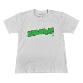 Camiseta Infantil Wide Open Braap Branco
