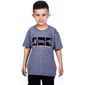 Segunda imagem do produto Camiseta Infantil Wide Open Eat Sleep Motocross Cinza