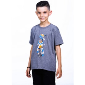 Camiseta Infantil Wide Open Pilot Cinza