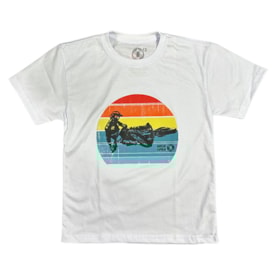 Camiseta Infantil Wide Open Sunday Branco
