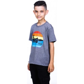 Segunda imagem do produto Camiseta Infantil Wide Sunday Cinza