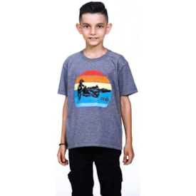 Camiseta Infantil Wide Sunday Cinza